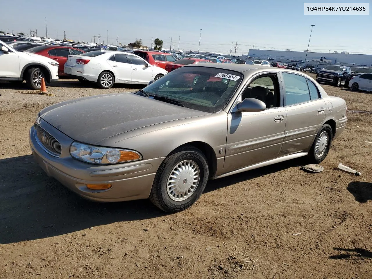 2000 Buick Lesabre Custom VIN: 1G4HP54K7YU214636 Lot: 70657664