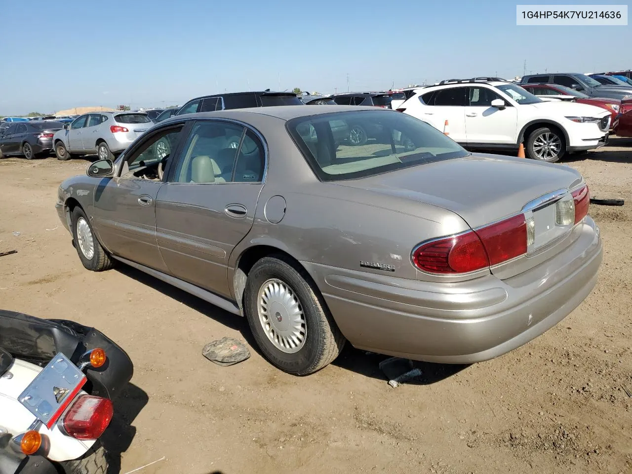 1G4HP54K7YU214636 2000 Buick Lesabre Custom