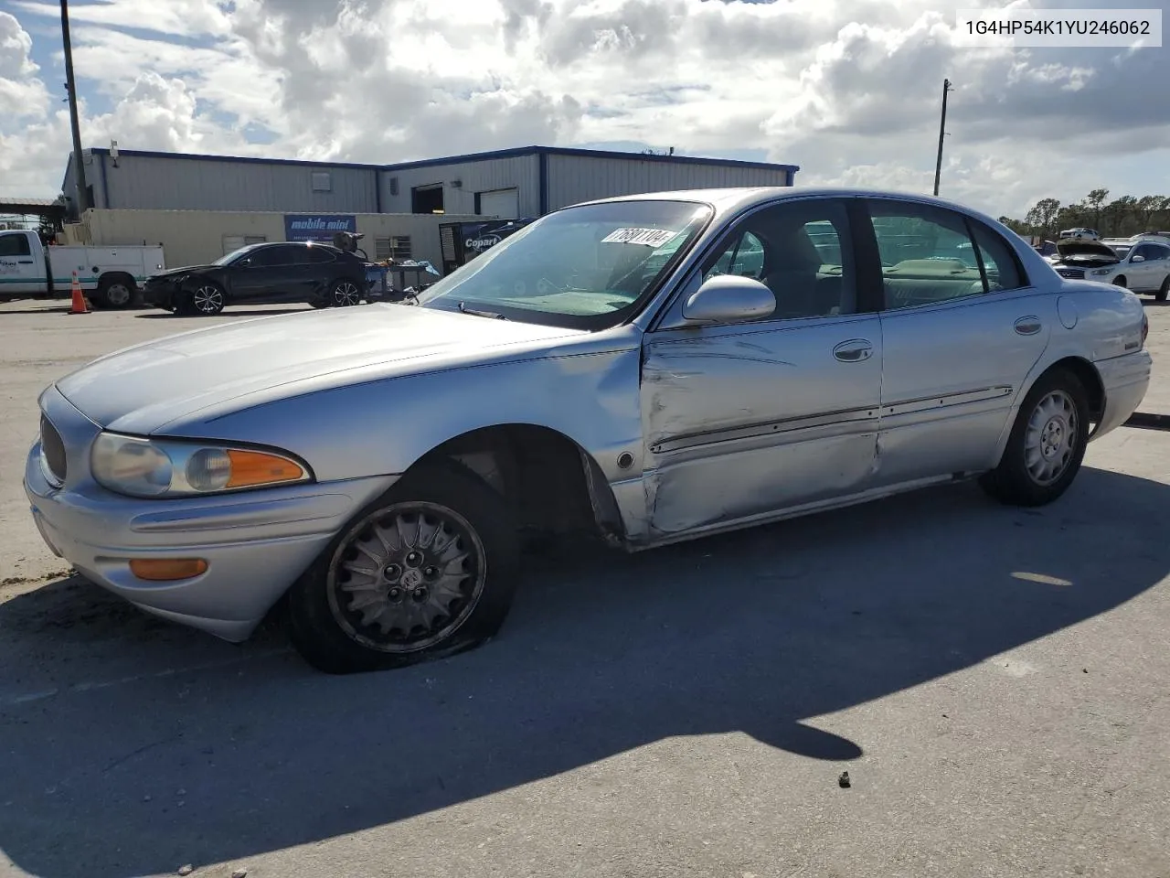 2000 Buick Lesabre Custom VIN: 1G4HP54K1YU246062 Lot: 76801104