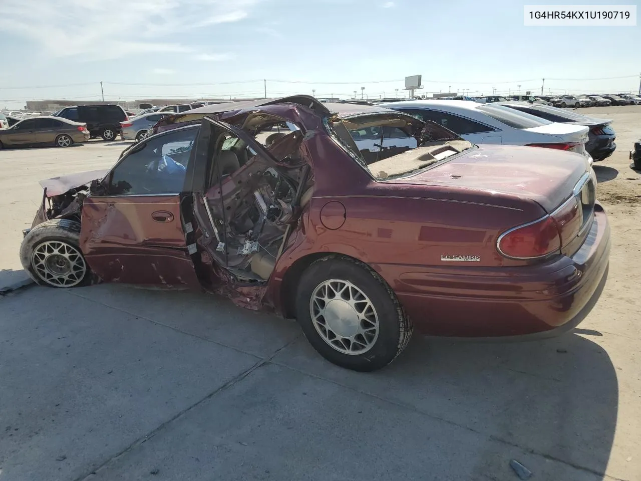 1G4HR54KX1U190719 2001 Buick Lesabre Limited