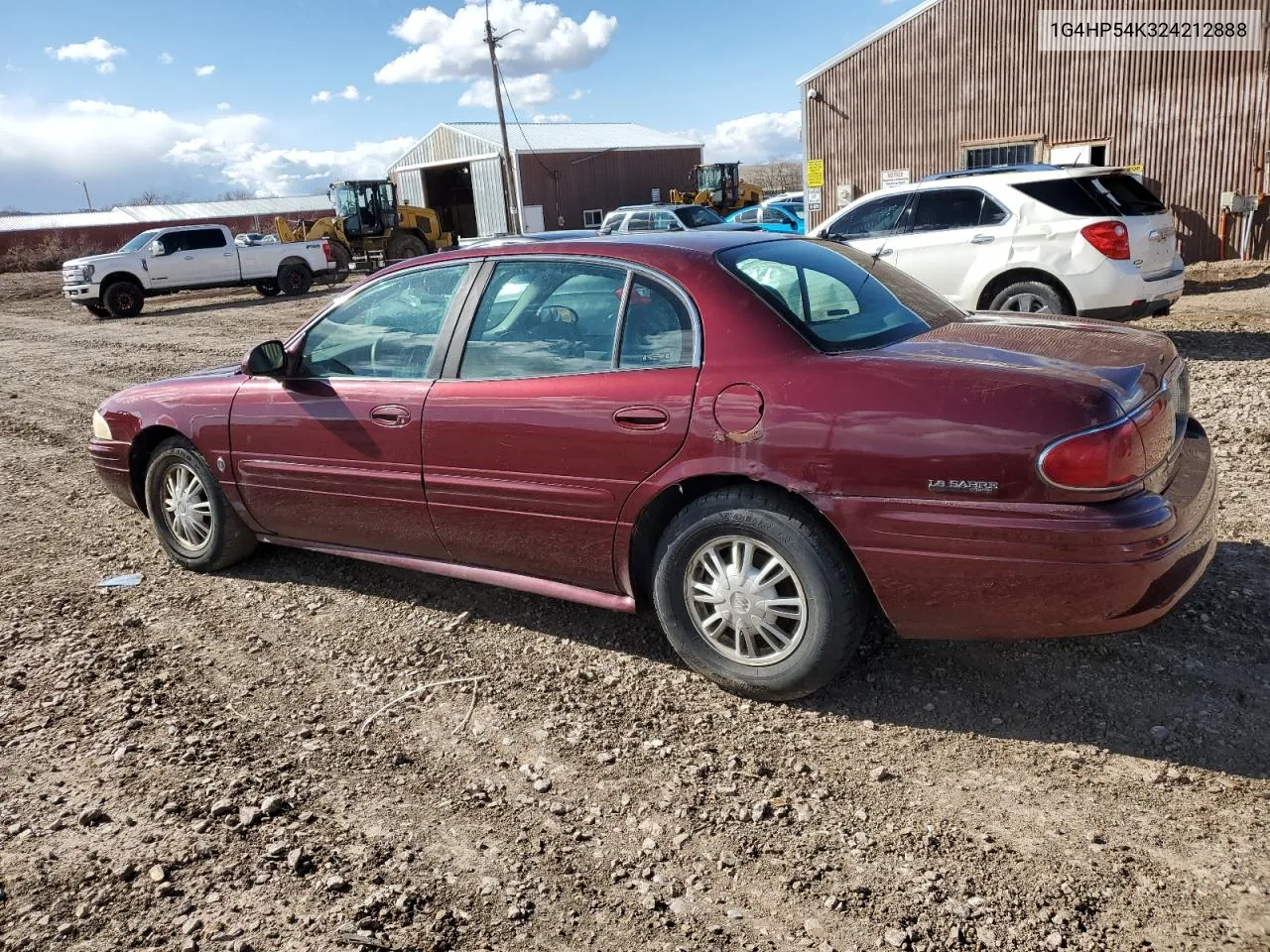 2001 Buick Lesabre Custom VIN: 1G4HP54K324212888 Lot: 69604444