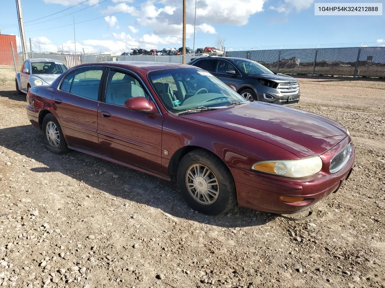 2001 Buick Lesabre Custom VIN: 1G4HP54K324212888 Lot: 69604444