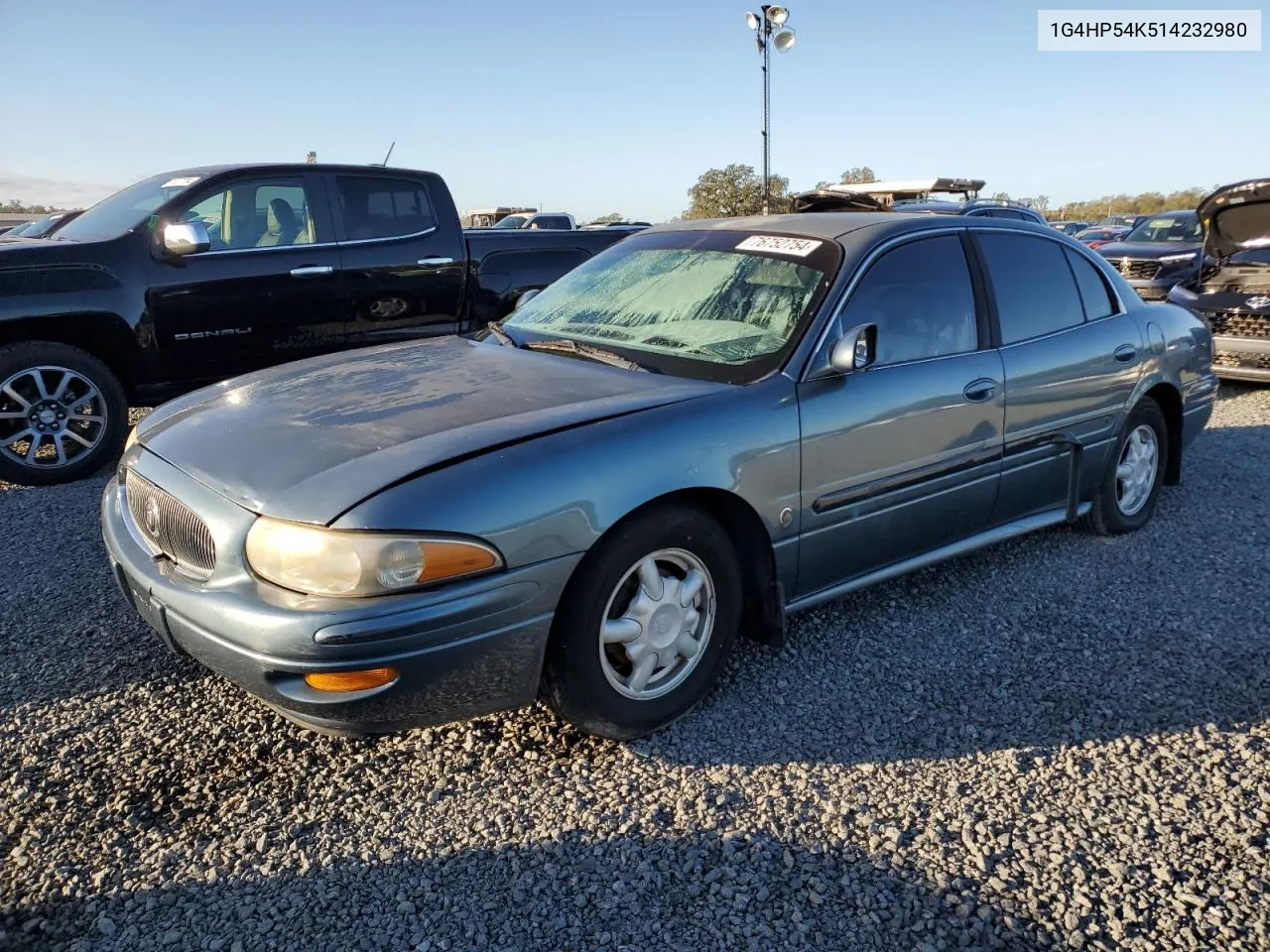 2001 Buick Lesabre Custom VIN: 1G4HP54K514232980 Lot: 76752754