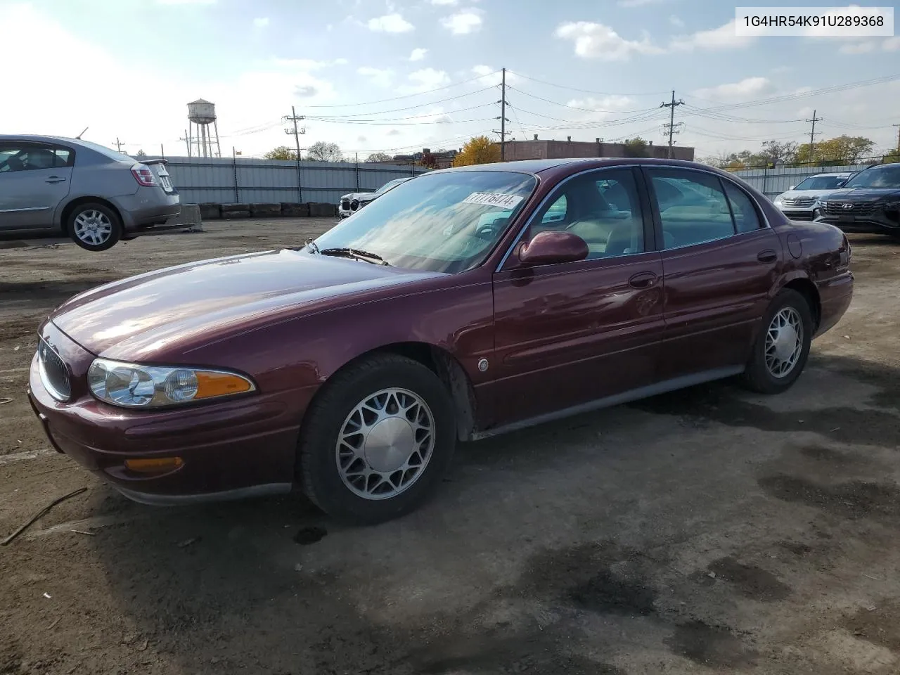 2001 Buick Lesabre Limited VIN: 1G4HR54K91U289368 Lot: 77776474