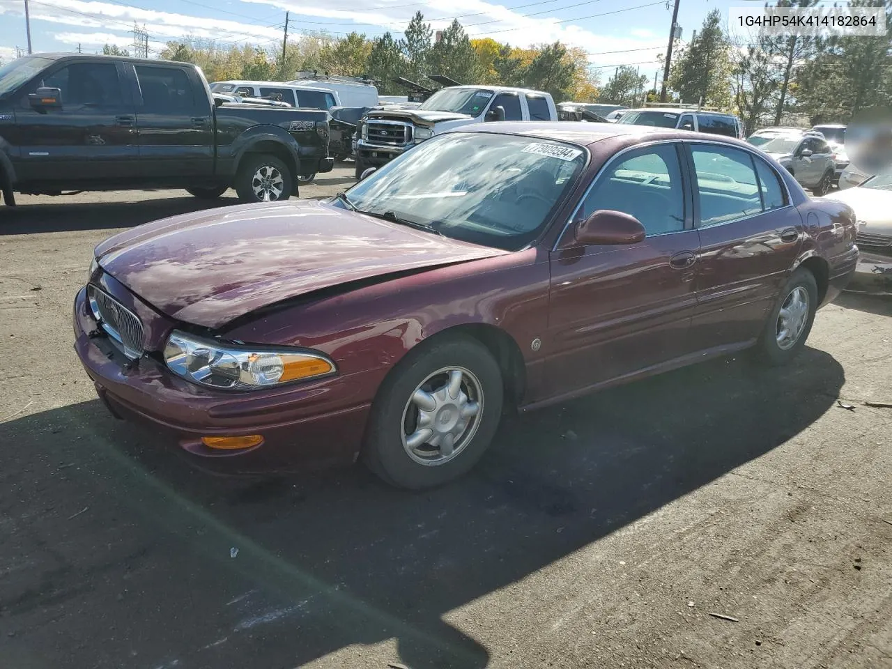 2001 Buick Lesabre Custom VIN: 1G4HP54K414182864 Lot: 77909594