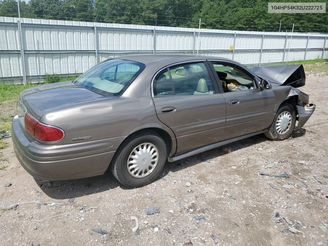 2002 Buick Lesabre Custom VIN: 1G4HP54K32U222725 Lot: 64185104