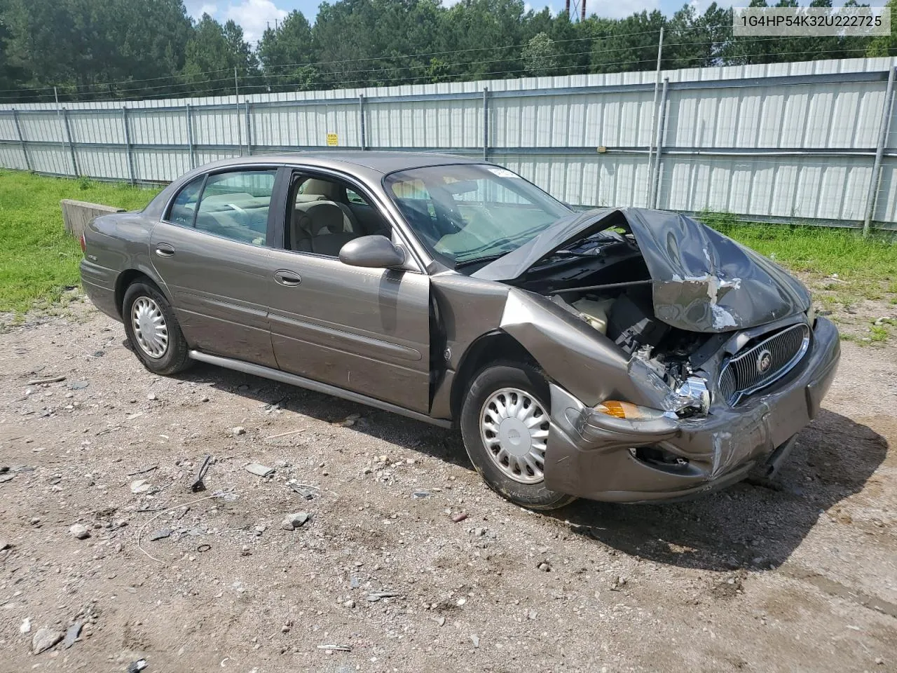 2002 Buick Lesabre Custom VIN: 1G4HP54K32U222725 Lot: 64185104