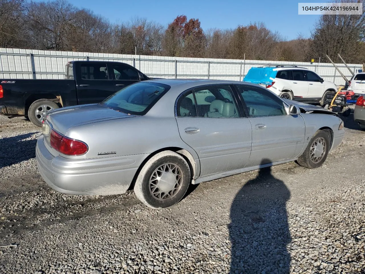 2002 Buick Lesabre Custom VIN: 1G4HP54K424196944 Lot: 69669544