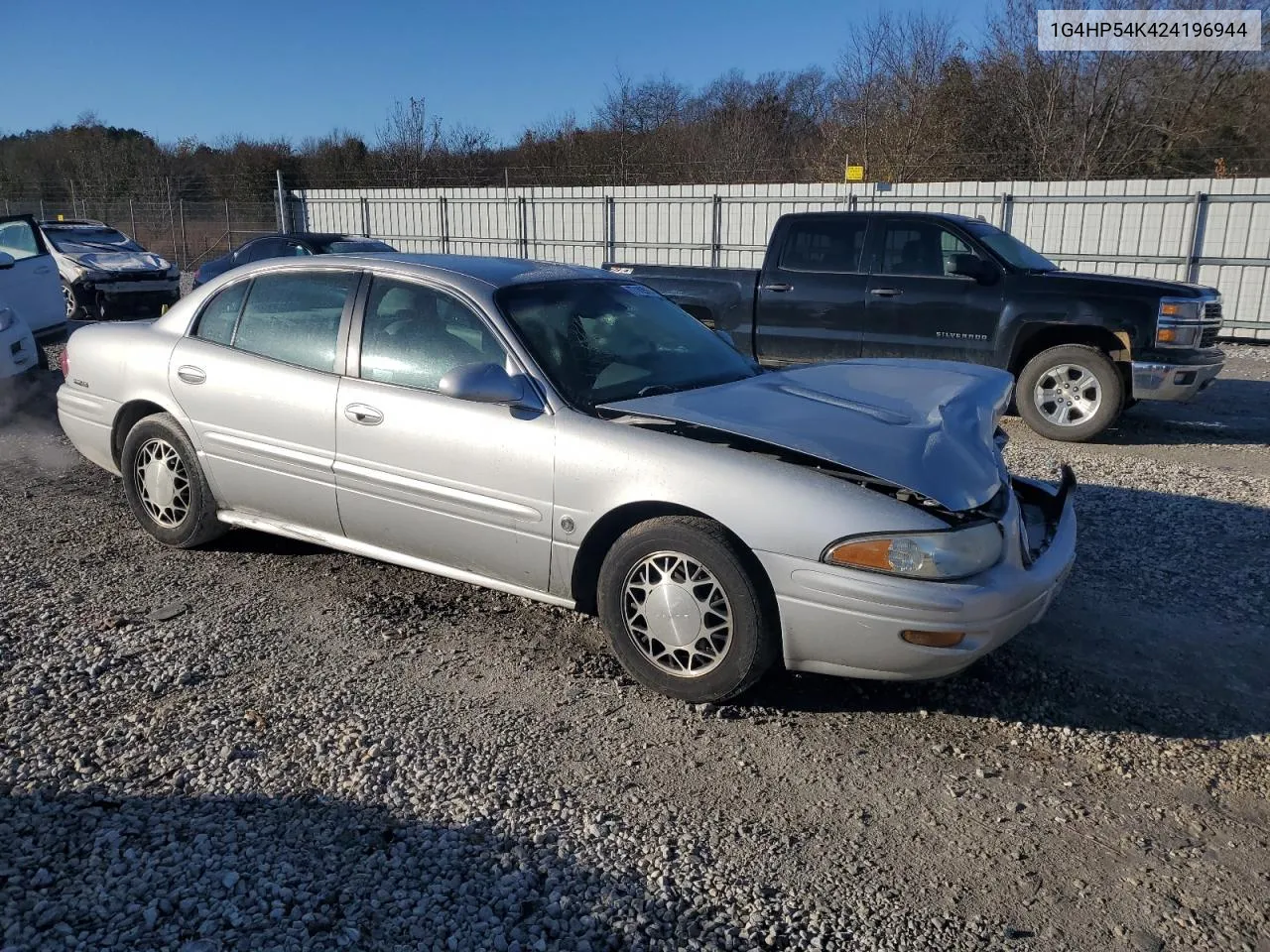 2002 Buick Lesabre Custom VIN: 1G4HP54K424196944 Lot: 69669544