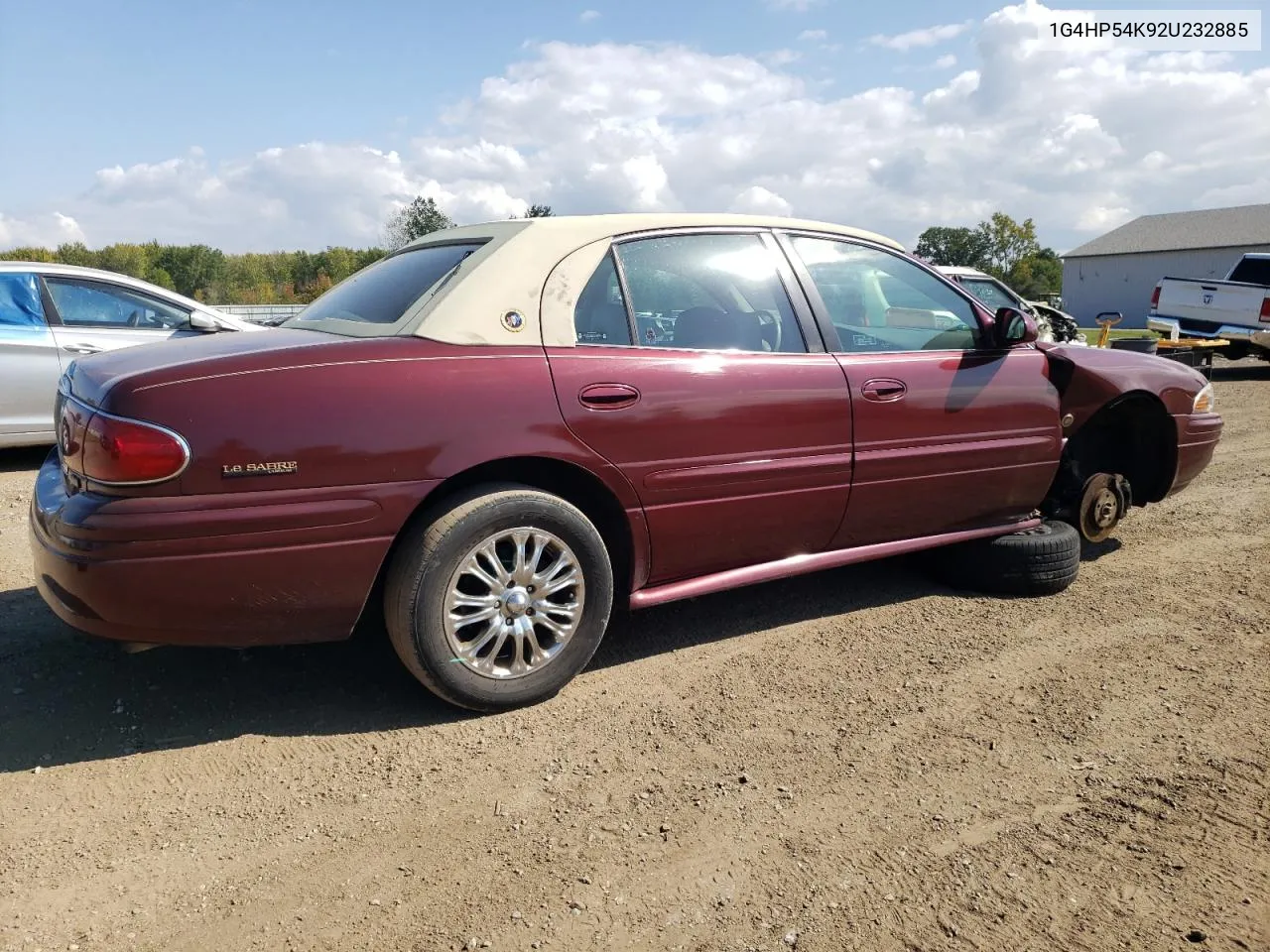 1G4HP54K92U232885 2002 Buick Lesabre Custom