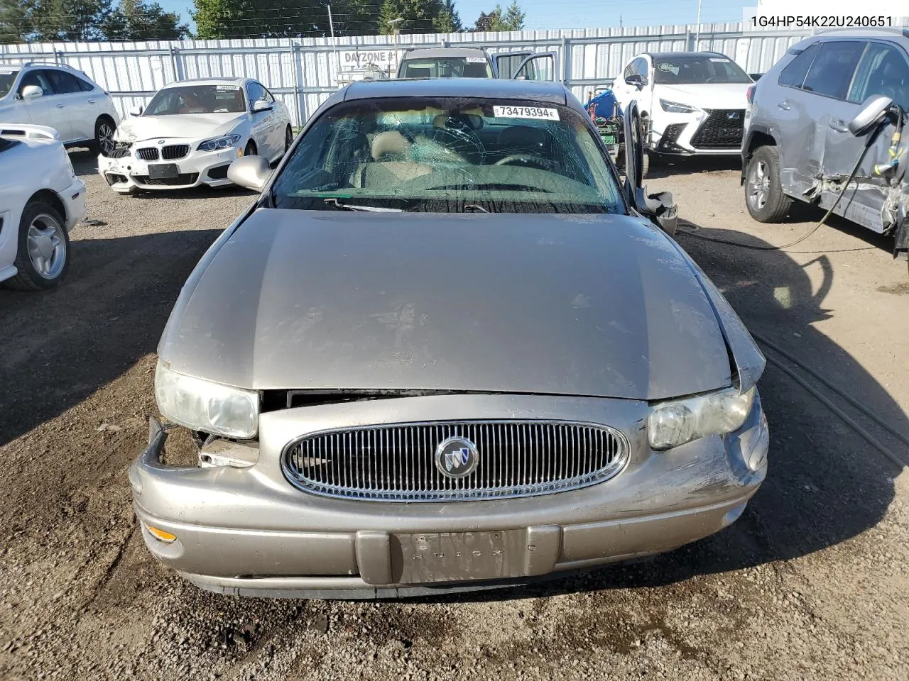 2002 Buick Lesabre Custom VIN: 1G4HP54K22U240651 Lot: 73479394