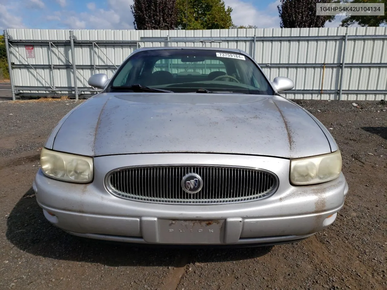 2002 Buick Lesabre Custom VIN: 1G4HP54K42U104134 Lot: 73759184