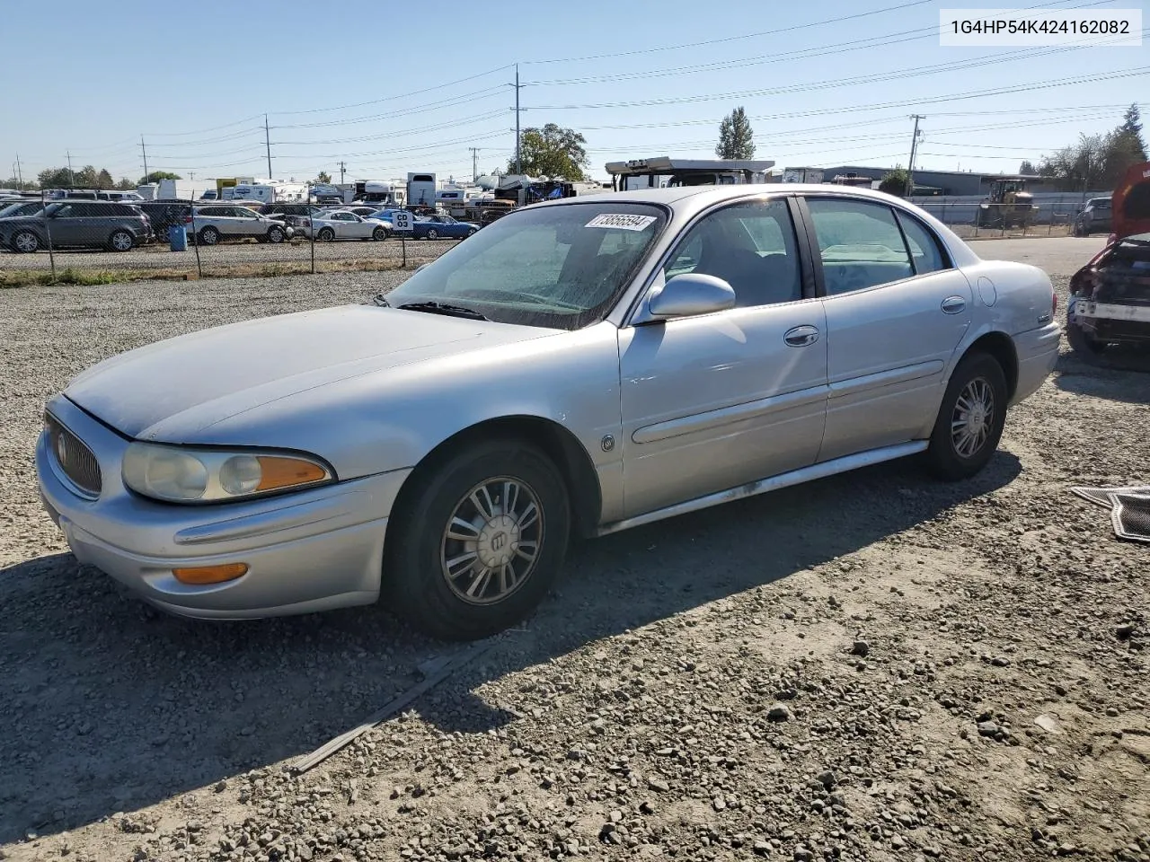 2002 Buick Lesabre Custom VIN: 1G4HP54K424162082 Lot: 73856594