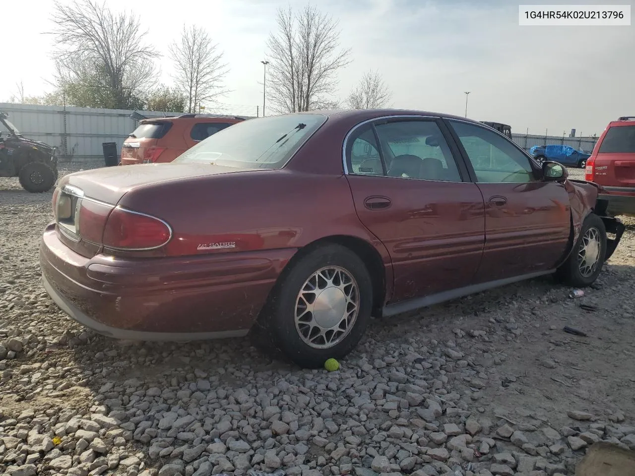 2002 Buick Lesabre Limited VIN: 1G4HR54K02U213796 Lot: 78602004