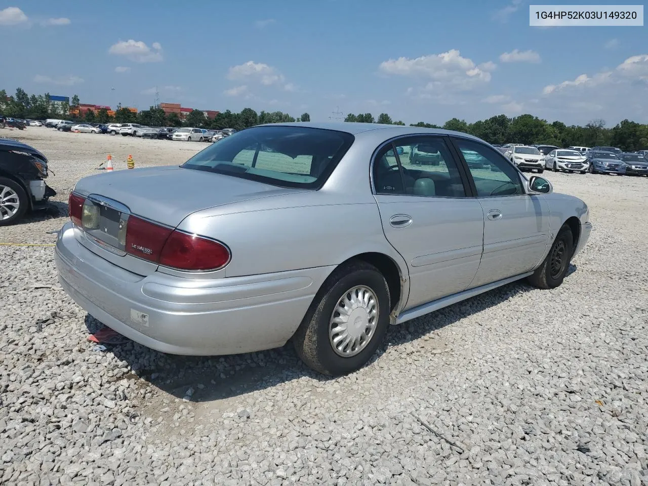 2003 Buick Lesabre Custom VIN: 1G4HP52K03U149320 Lot: 65877044