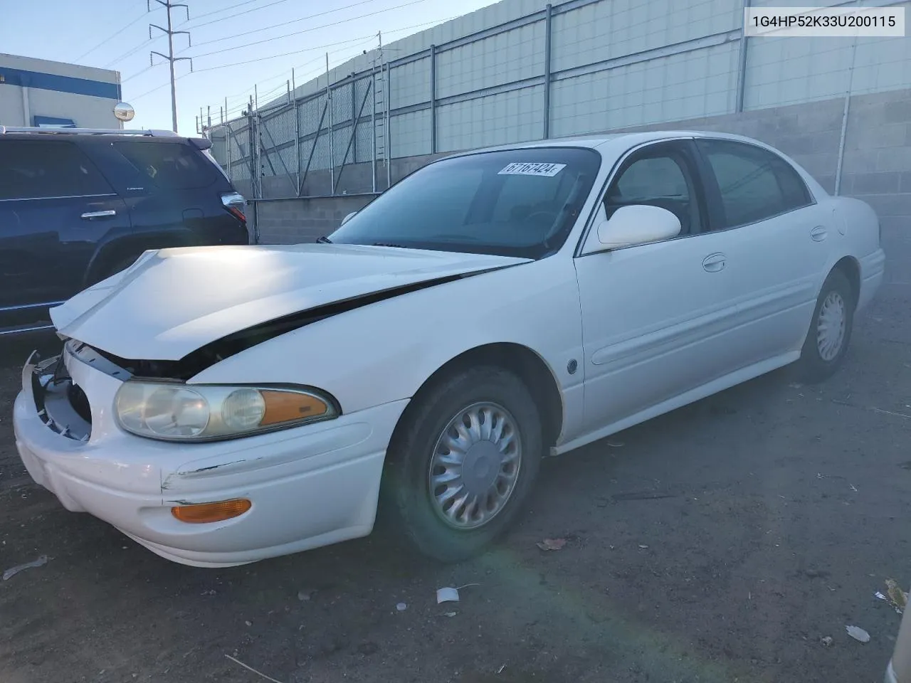 2003 Buick Lesabre Custom VIN: 1G4HP52K33U200115 Lot: 67167424