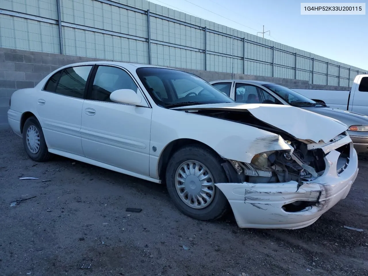 2003 Buick Lesabre Custom VIN: 1G4HP52K33U200115 Lot: 67167424