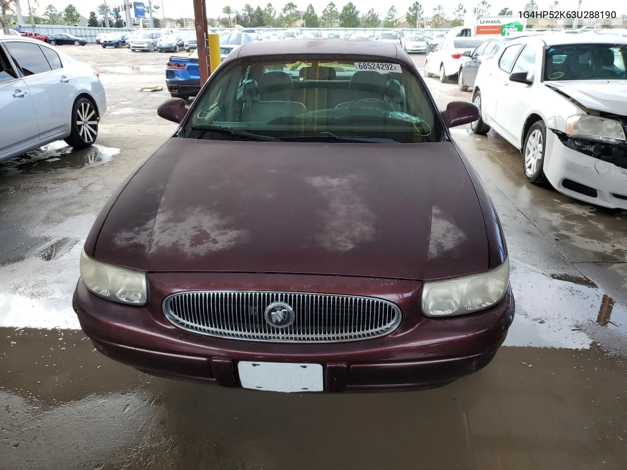 2003 Buick Lesabre Custom VIN: 1G4HP52K63U288190 Lot: 68524292