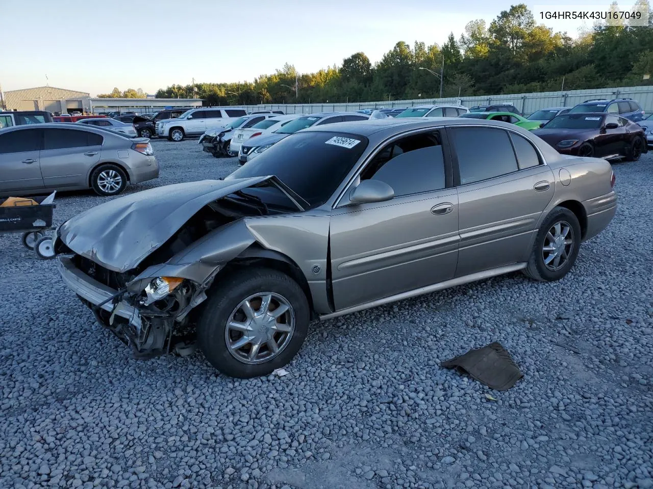 2003 Buick Lesabre Limited VIN: 1G4HR54K43U167049 Lot: 74959614