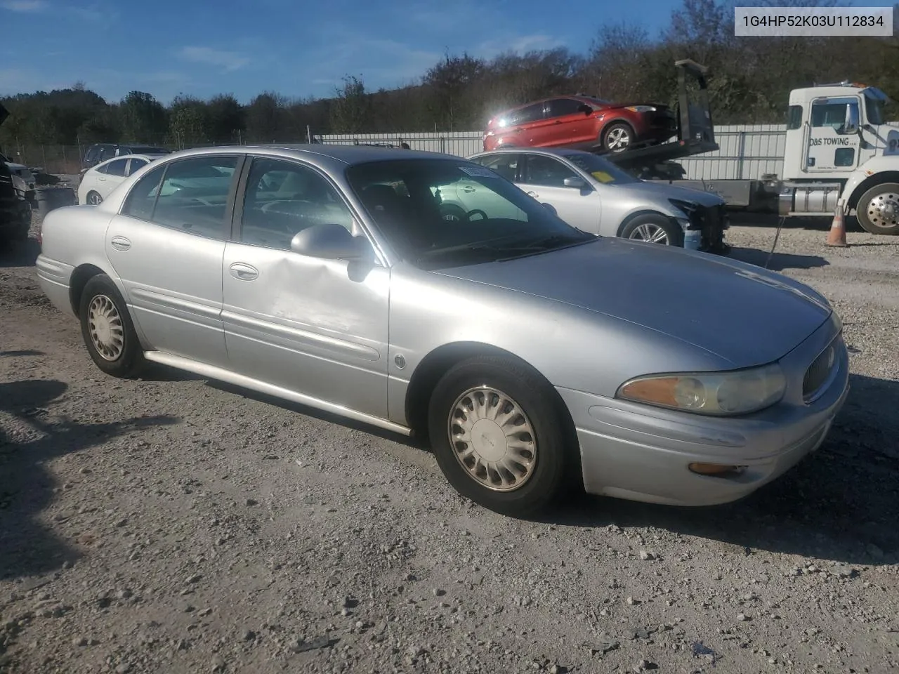 2003 Buick Lesabre Custom VIN: 1G4HP52K03U112834 Lot: 78027584