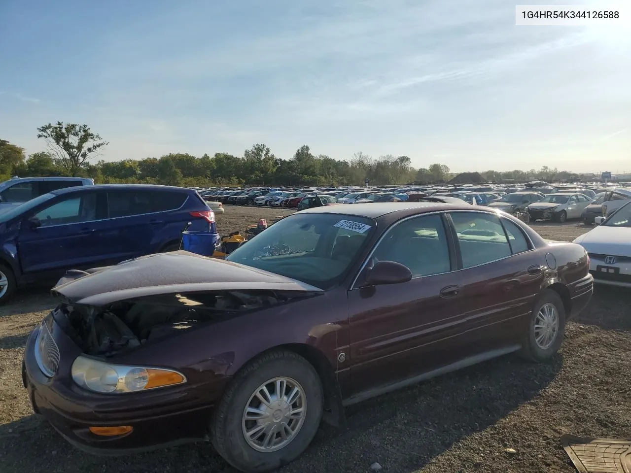 2004 Buick Lesabre Limited VIN: 1G4HR54K344126588 Lot: 72738554