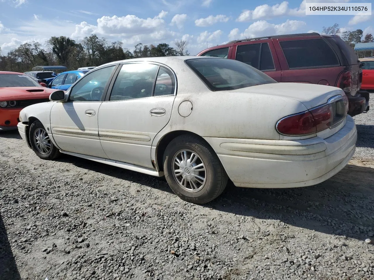 2004 Buick Lesabre Custom VIN: 1G4HP52K34U110576 Lot: 76071434