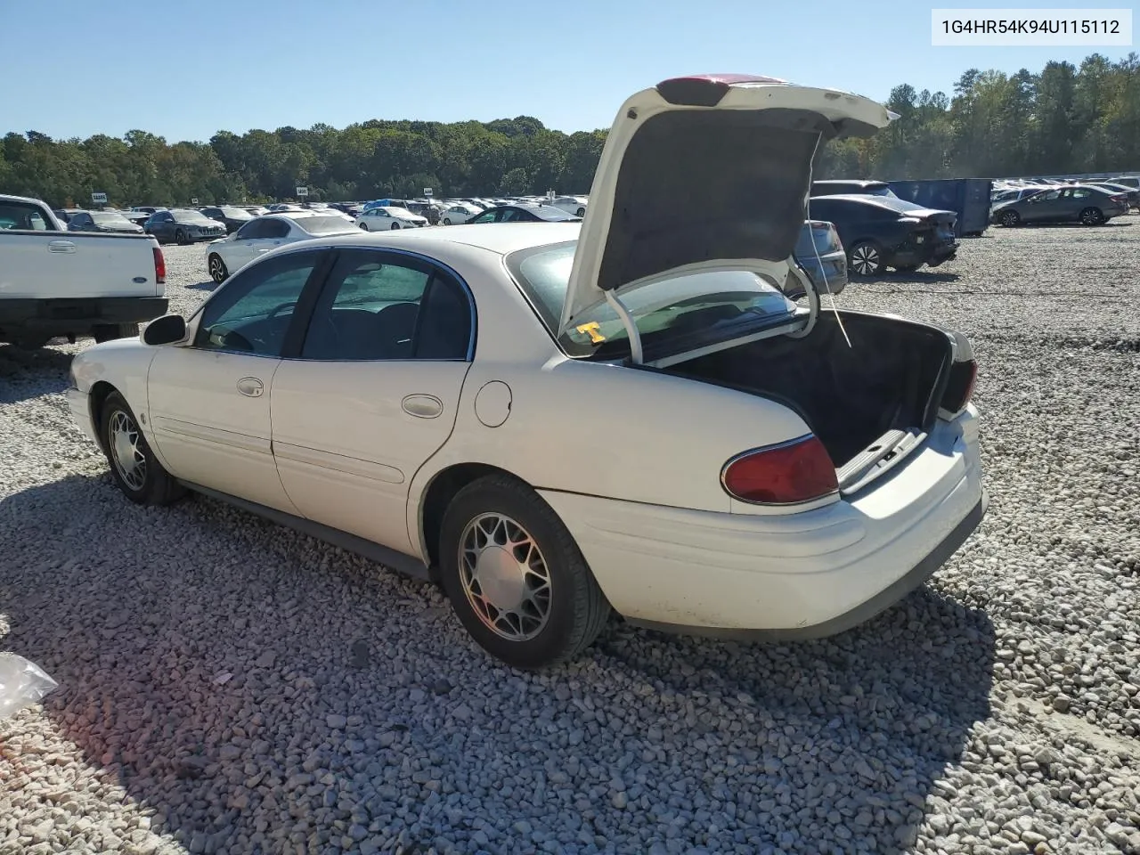 2004 Buick Lesabre Limited VIN: 1G4HR54K94U115112 Lot: 76806334