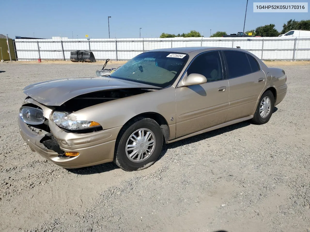 2005 Buick Lesabre Custom VIN: 1G4HP52K05U170316 Lot: 62726054