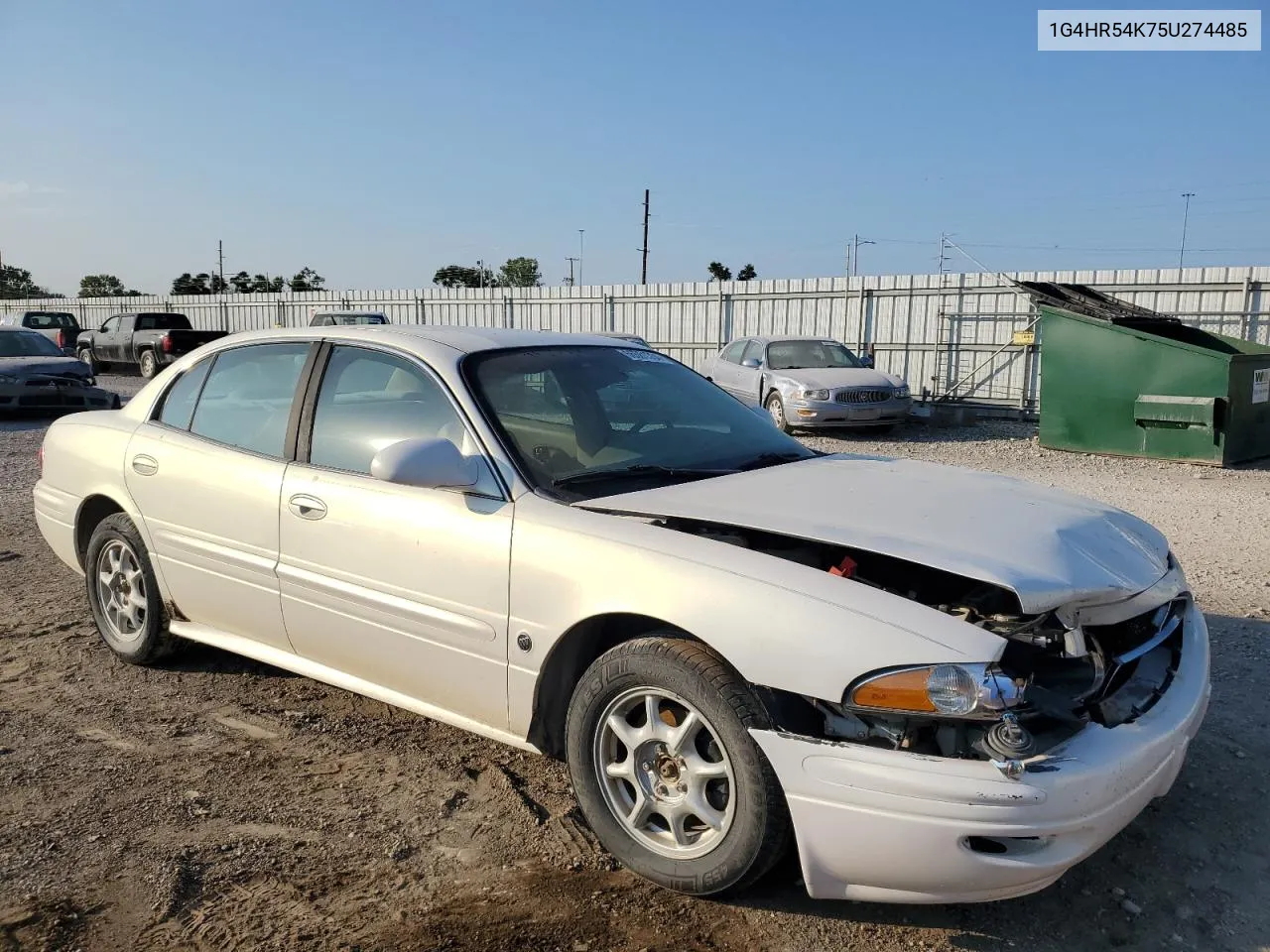 2005 Buick Lesabre Limited VIN: 1G4HR54K75U274485 Lot: 66581334