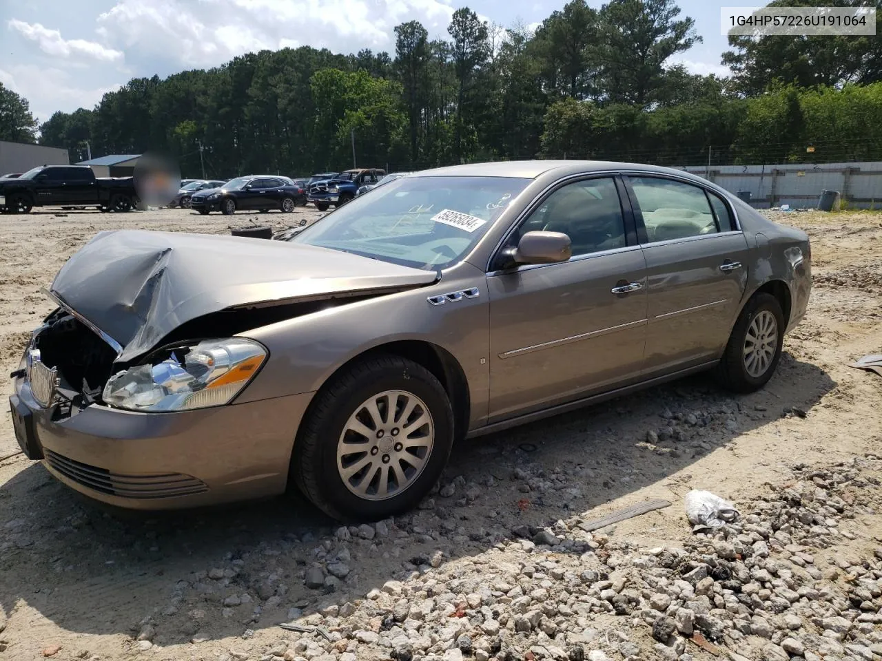 2006 Buick Lucerne Cx VIN: 1G4HP57226U191064 Lot: 59265034