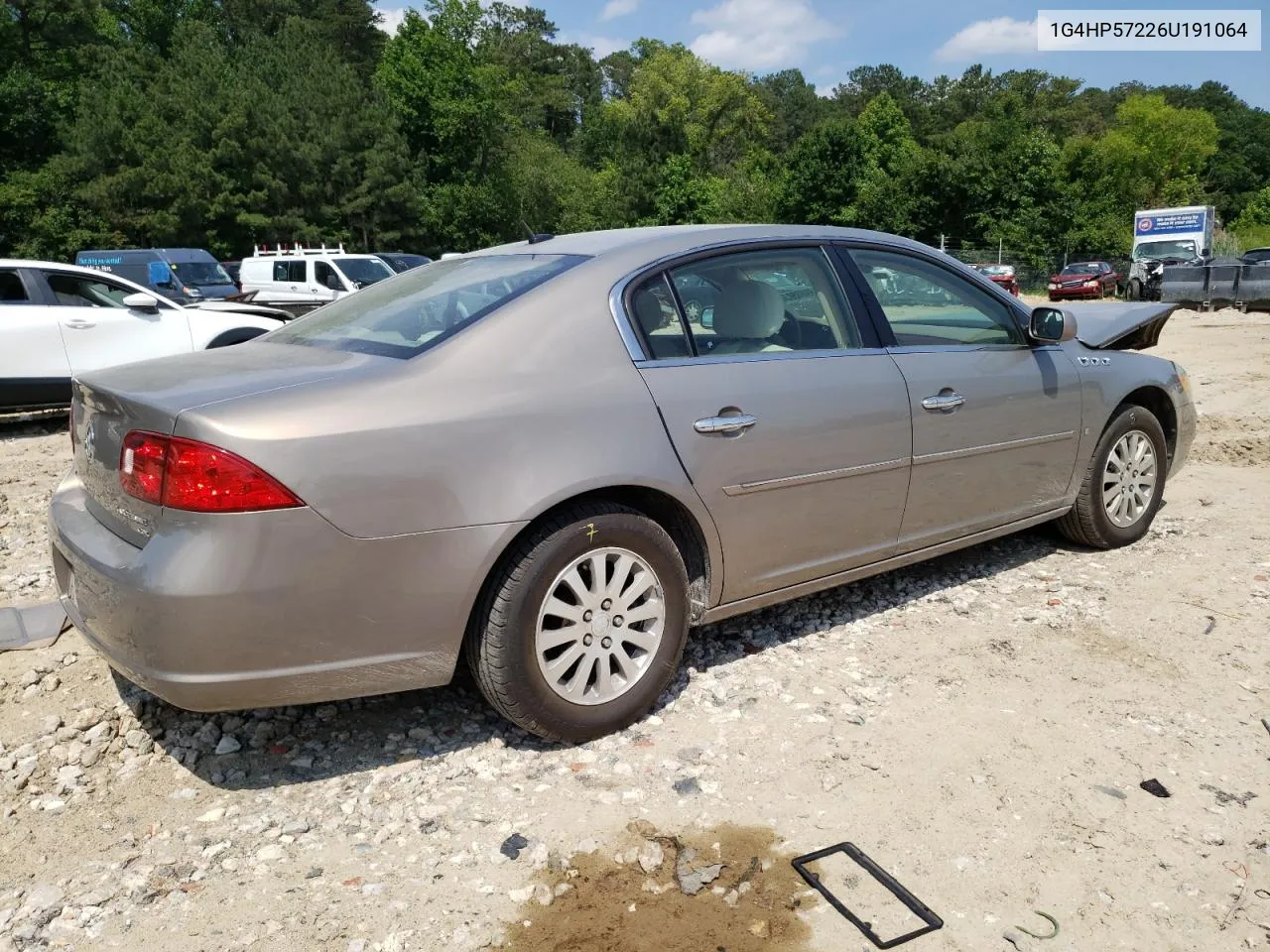 2006 Buick Lucerne Cx VIN: 1G4HP57226U191064 Lot: 59265034