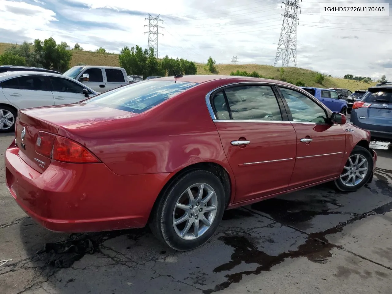 2006 Buick Lucerne Cxl VIN: 1G4HD57226U170465 Lot: 60519334