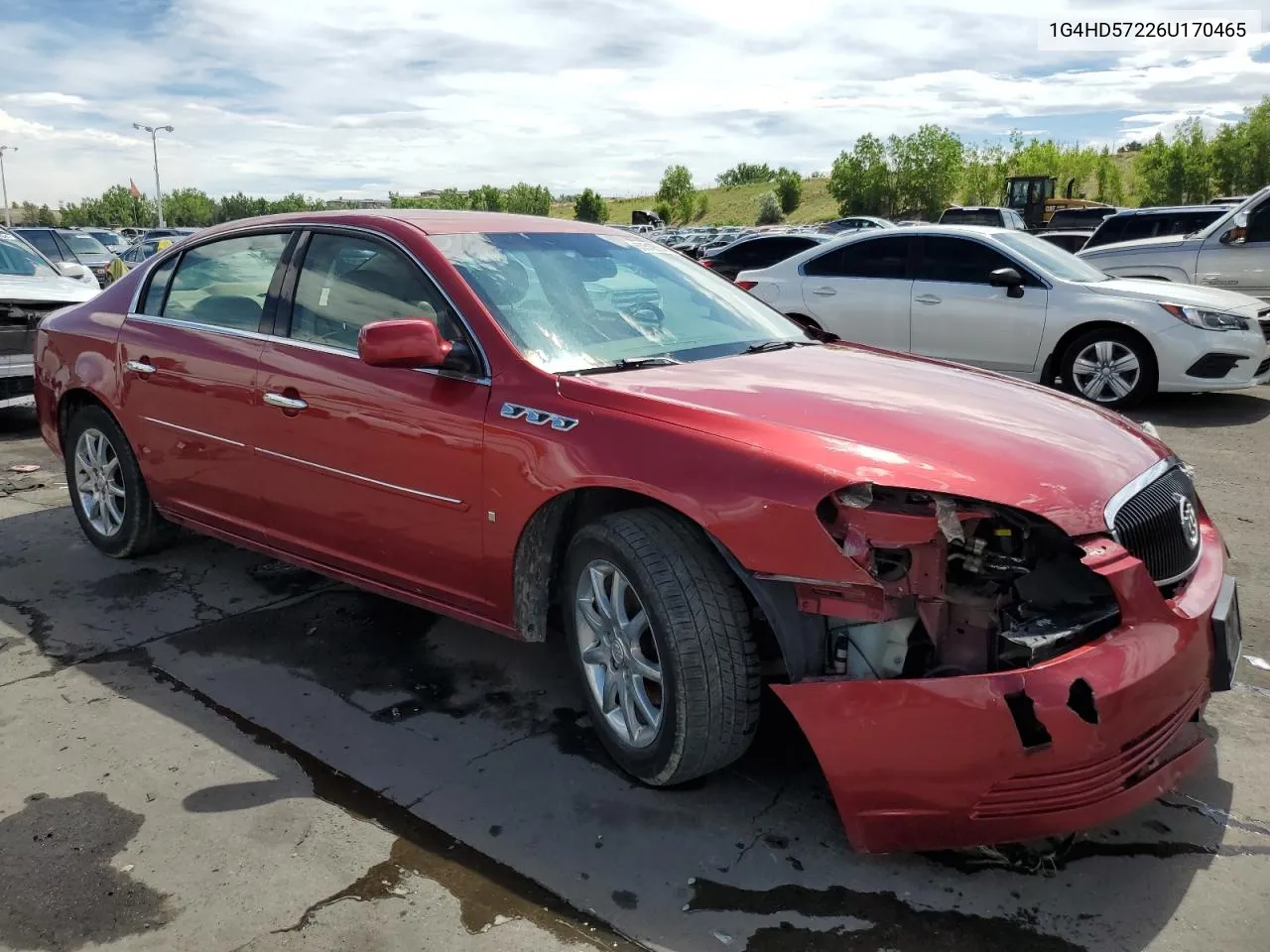 2006 Buick Lucerne Cxl VIN: 1G4HD57226U170465 Lot: 60519334