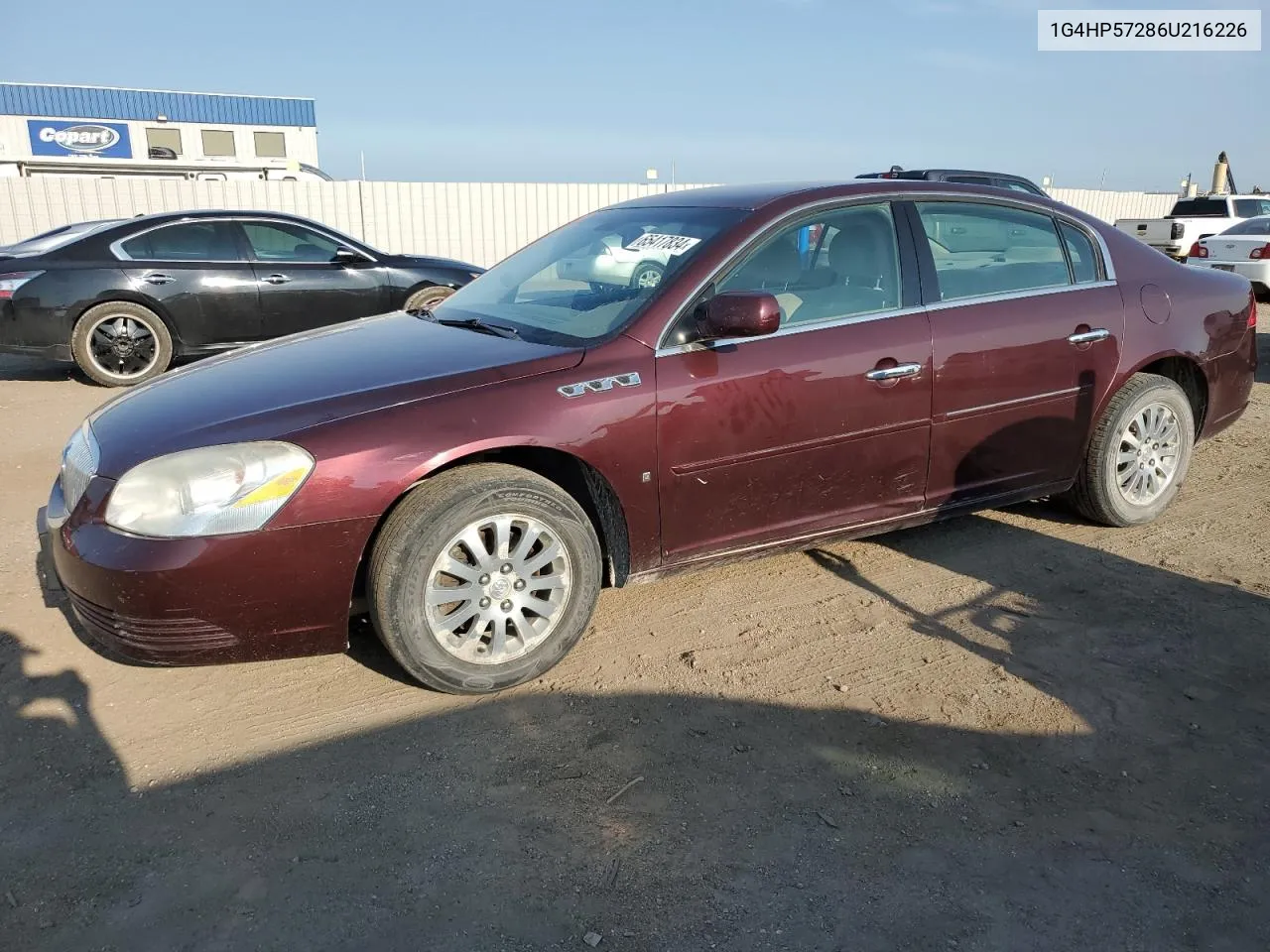 2006 Buick Lucerne Cx VIN: 1G4HP57286U216226 Lot: 65417834