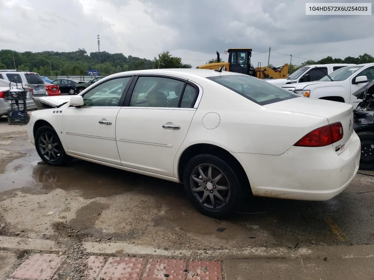 2006 Buick Lucerne Cxl VIN: 1G4HD572X6U254033 Lot: 65493084