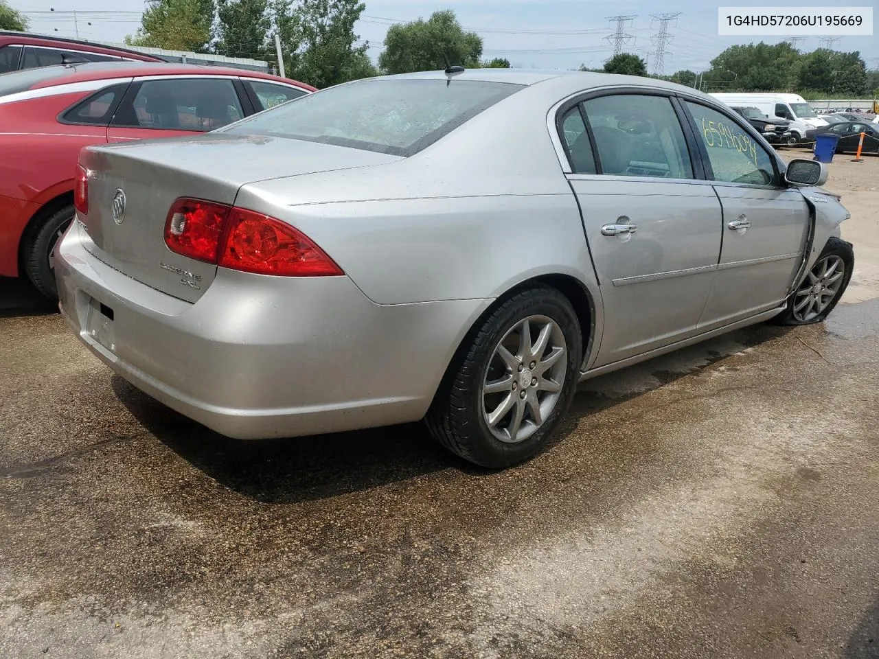 1G4HD57206U195669 2006 Buick Lucerne Cxl