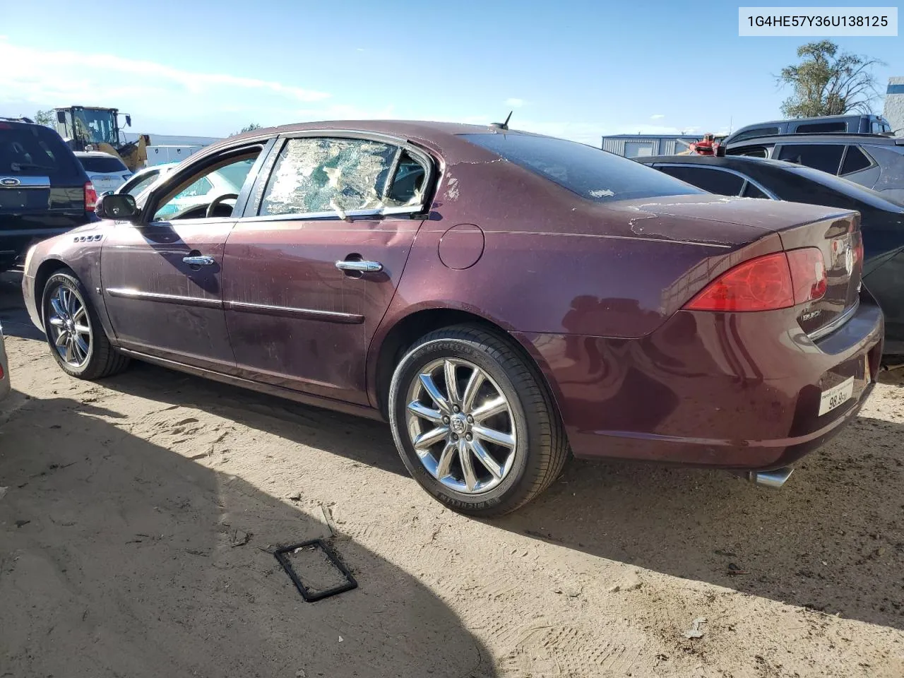 2006 Buick Lucerne Cxs VIN: 1G4HE57Y36U138125 Lot: 67383364