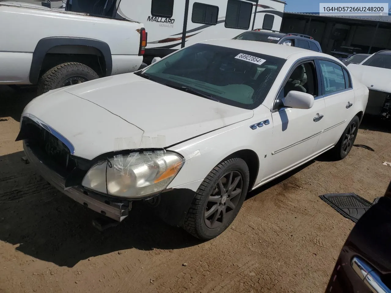 2006 Buick Lucerne Cxl VIN: 1G4HD57266U248200 Lot: 68922854