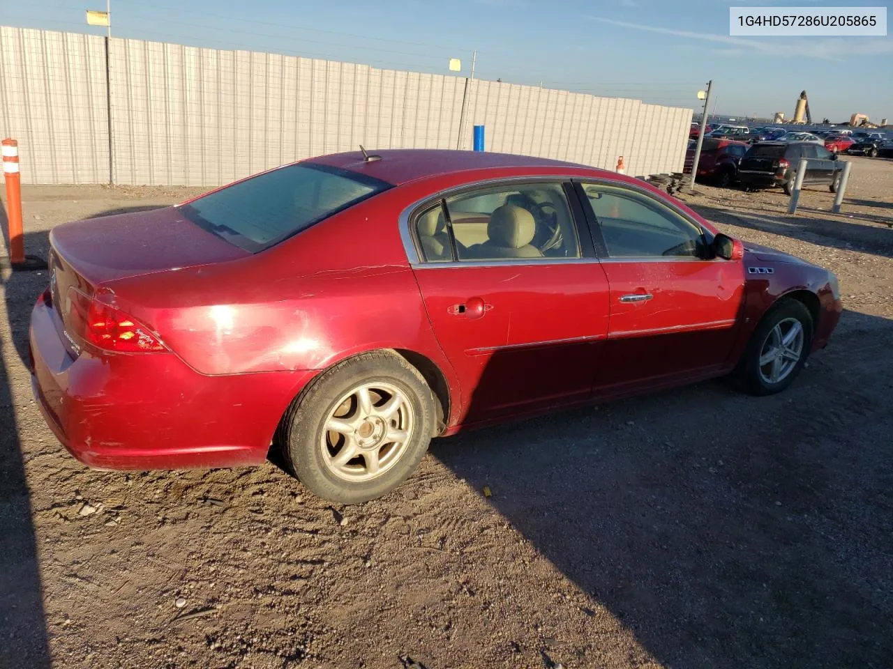 2006 Buick Lucerne Cxl VIN: 1G4HD57286U205865 Lot: 69193464