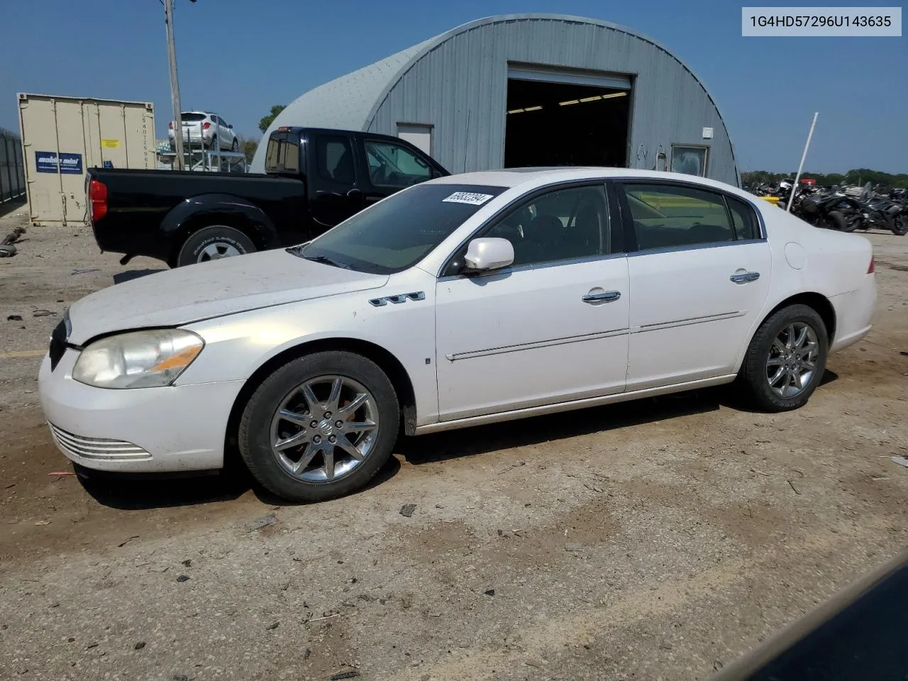 2006 Buick Lucerne Cxl VIN: 1G4HD57296U143635 Lot: 69832394