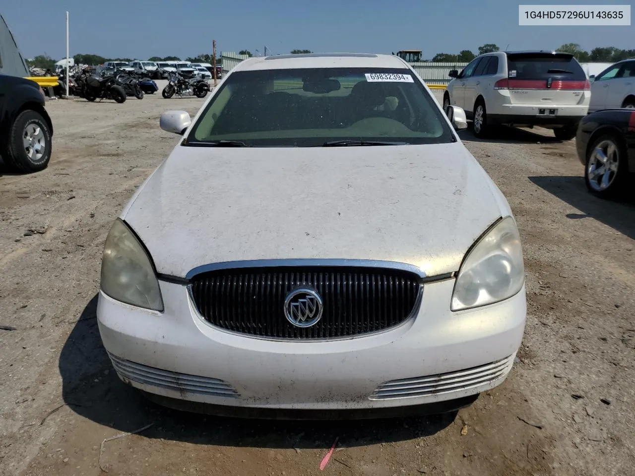 2006 Buick Lucerne Cxl VIN: 1G4HD57296U143635 Lot: 69832394