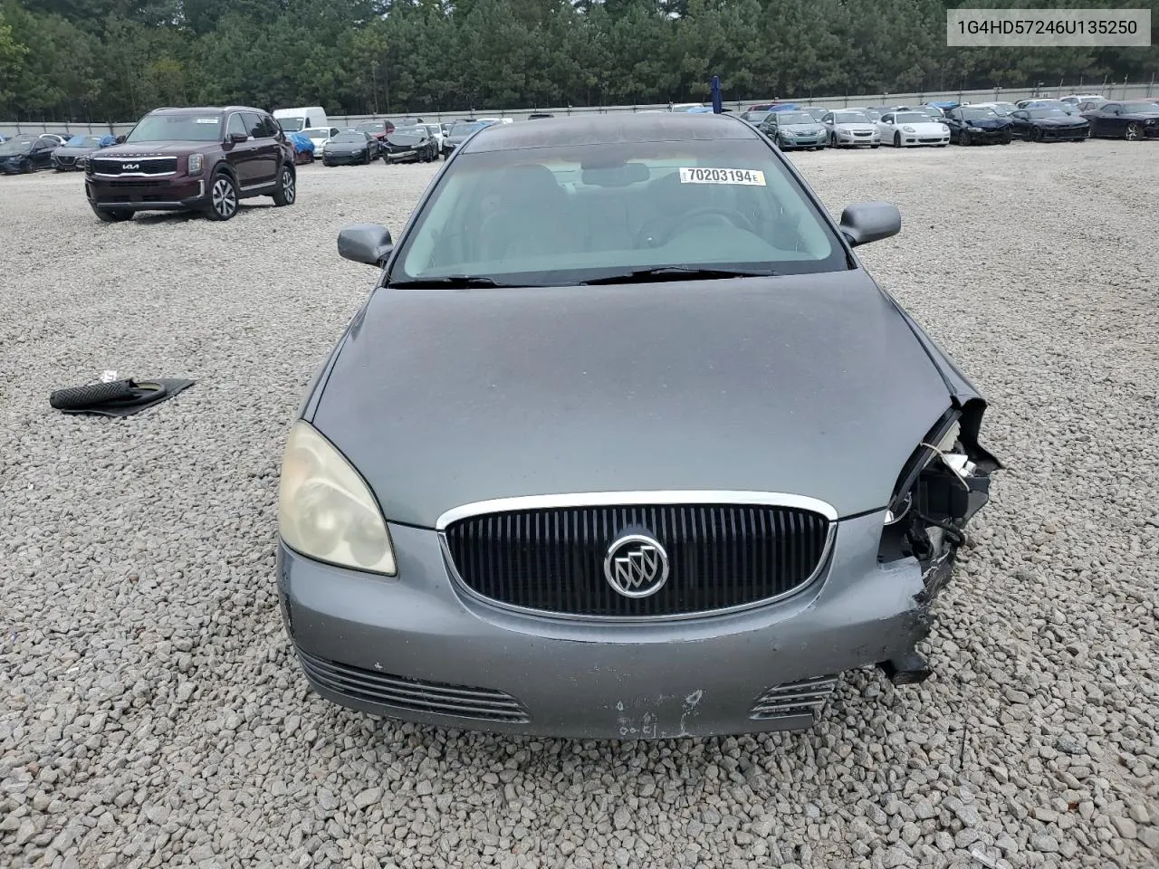 2006 Buick Lucerne Cxl VIN: 1G4HD57246U135250 Lot: 70203194