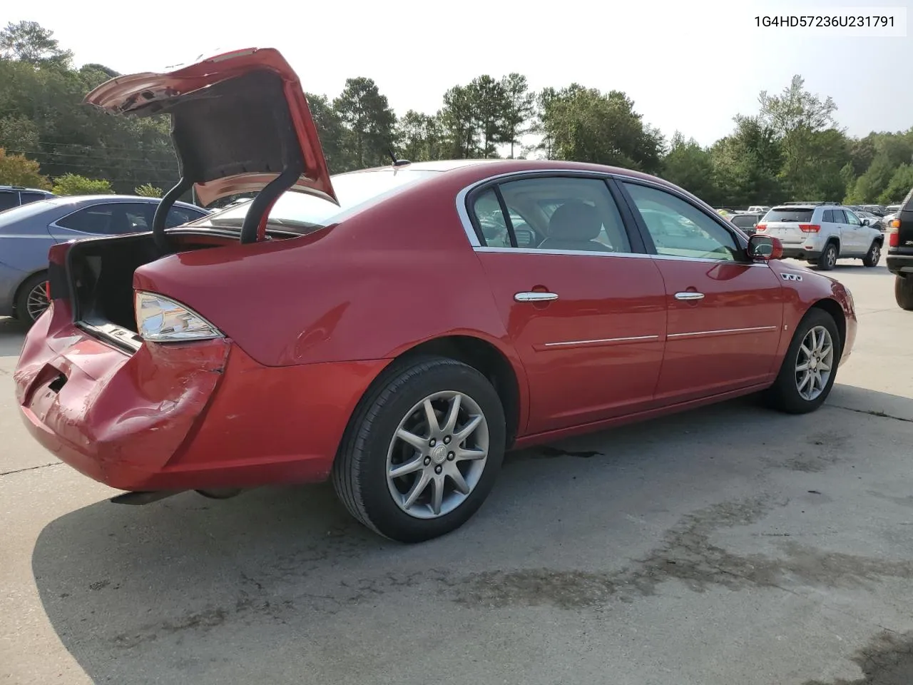 2006 Buick Lucerne Cxl VIN: 1G4HD57236U231791 Lot: 70509884