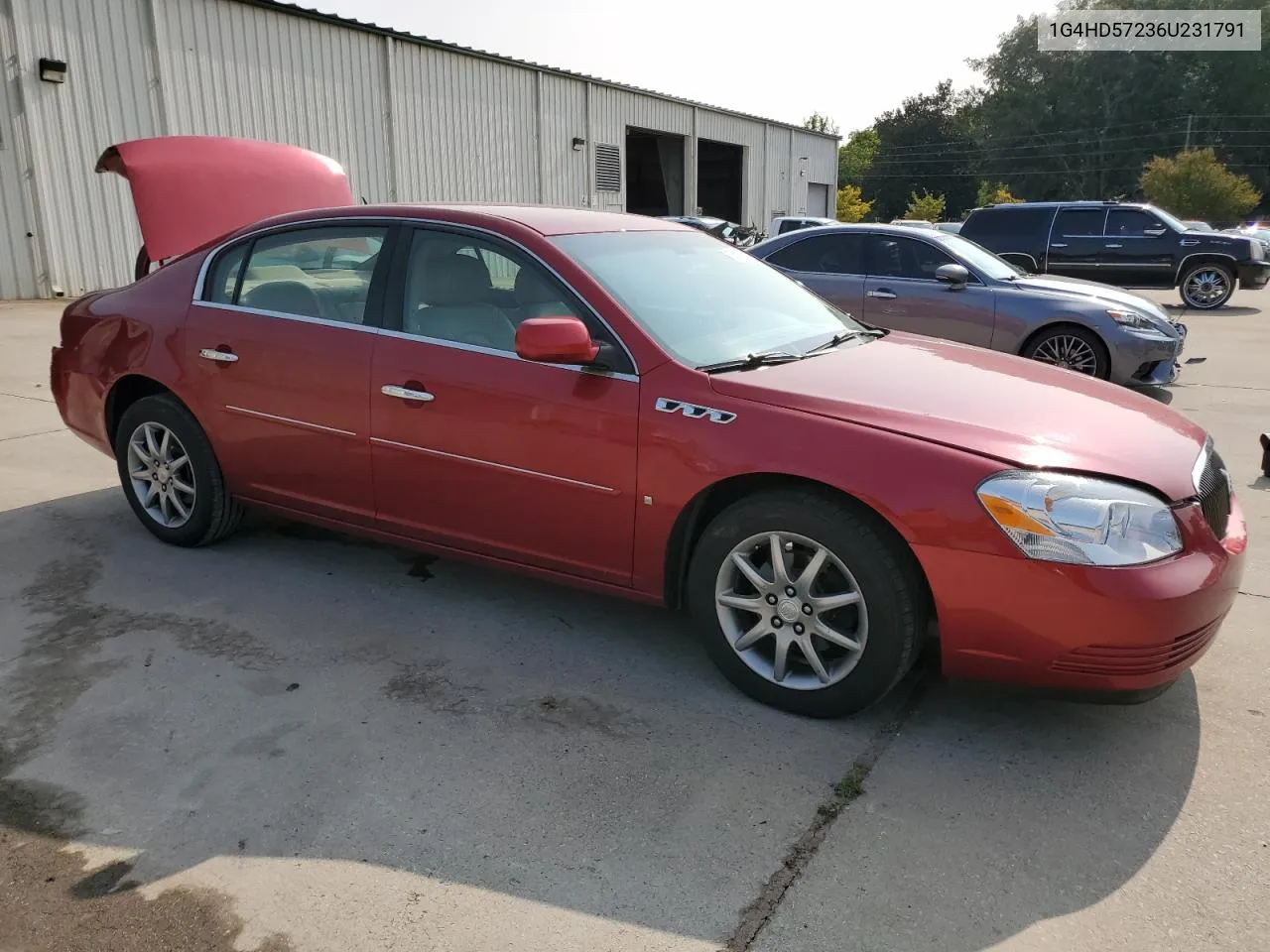 2006 Buick Lucerne Cxl VIN: 1G4HD57236U231791 Lot: 70509884