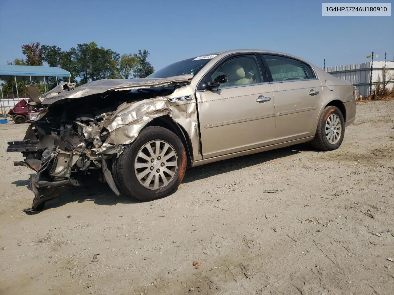 2006 Buick Lucerne Cx VIN: 1G4HP57246U180910 Lot: 70764724