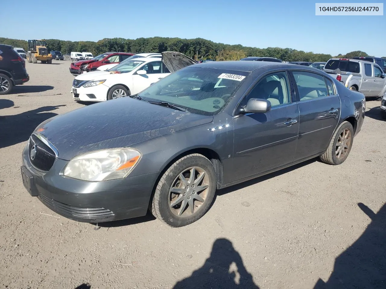 2006 Buick Lucerne Cxl VIN: 1G4HD57256U244770 Lot: 71983204