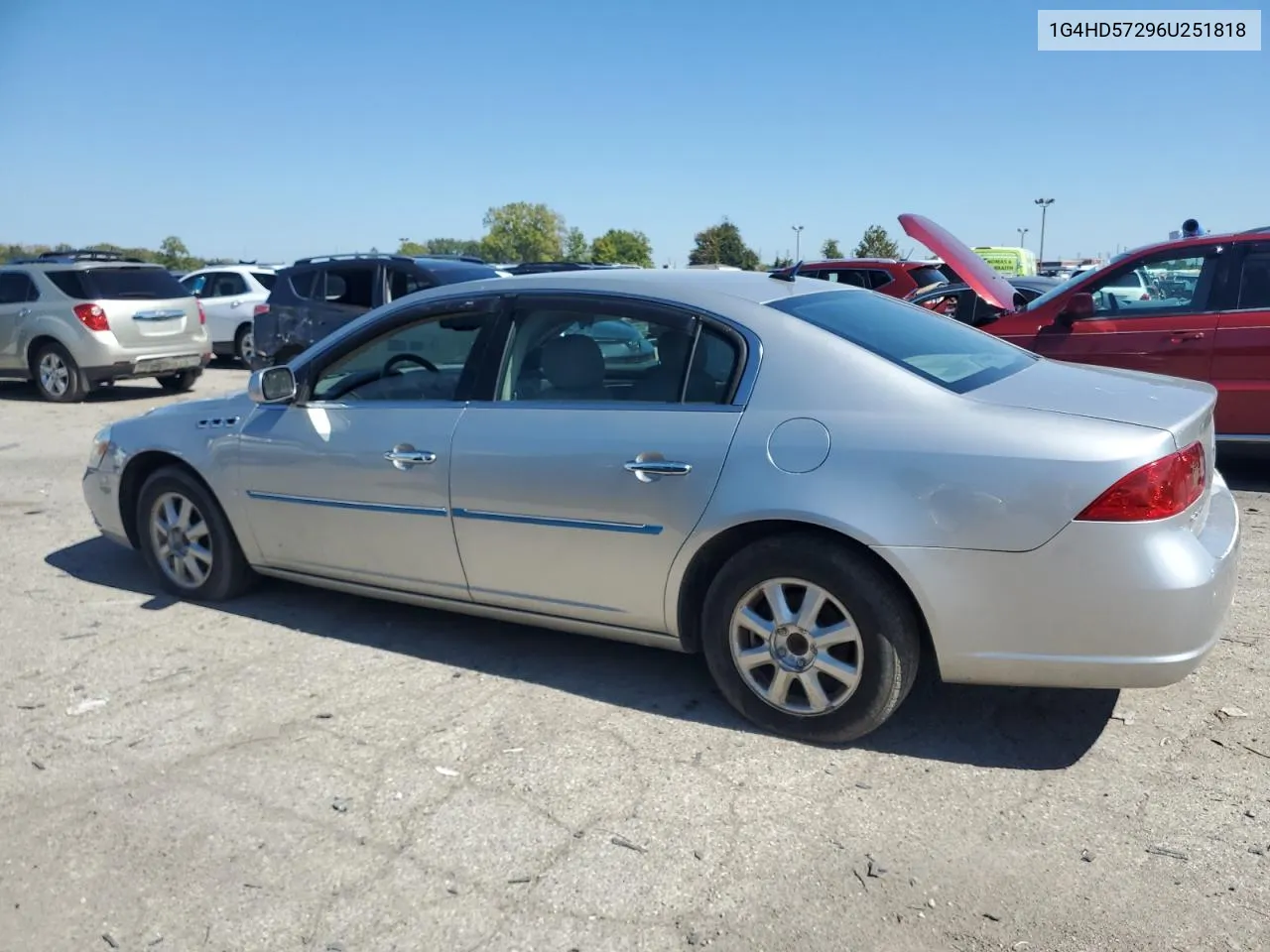 2006 Buick Lucerne Cxl VIN: 1G4HD57296U251818 Lot: 72257554