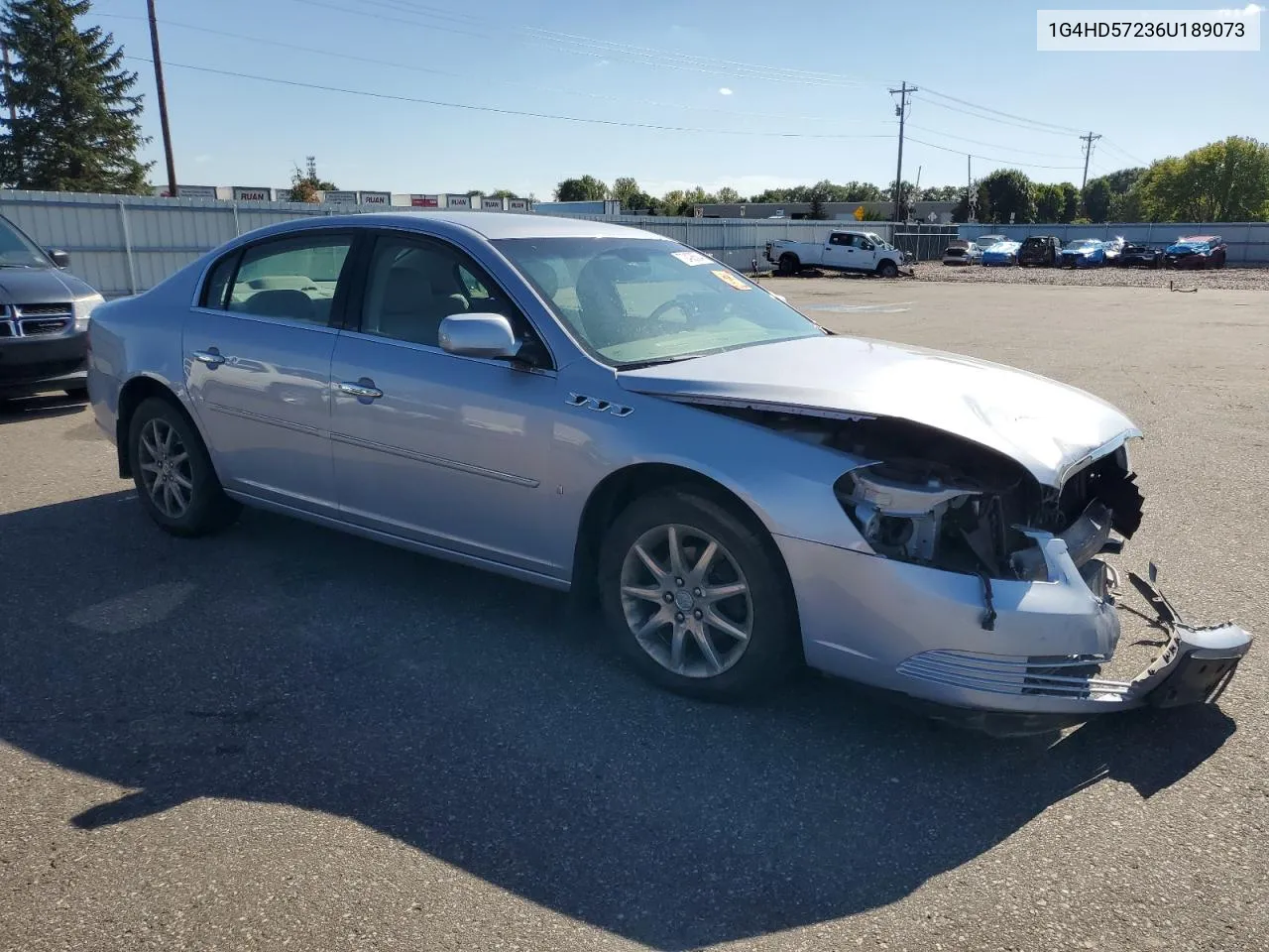 2006 Buick Lucerne Cxl VIN: 1G4HD57236U189073 Lot: 72408504