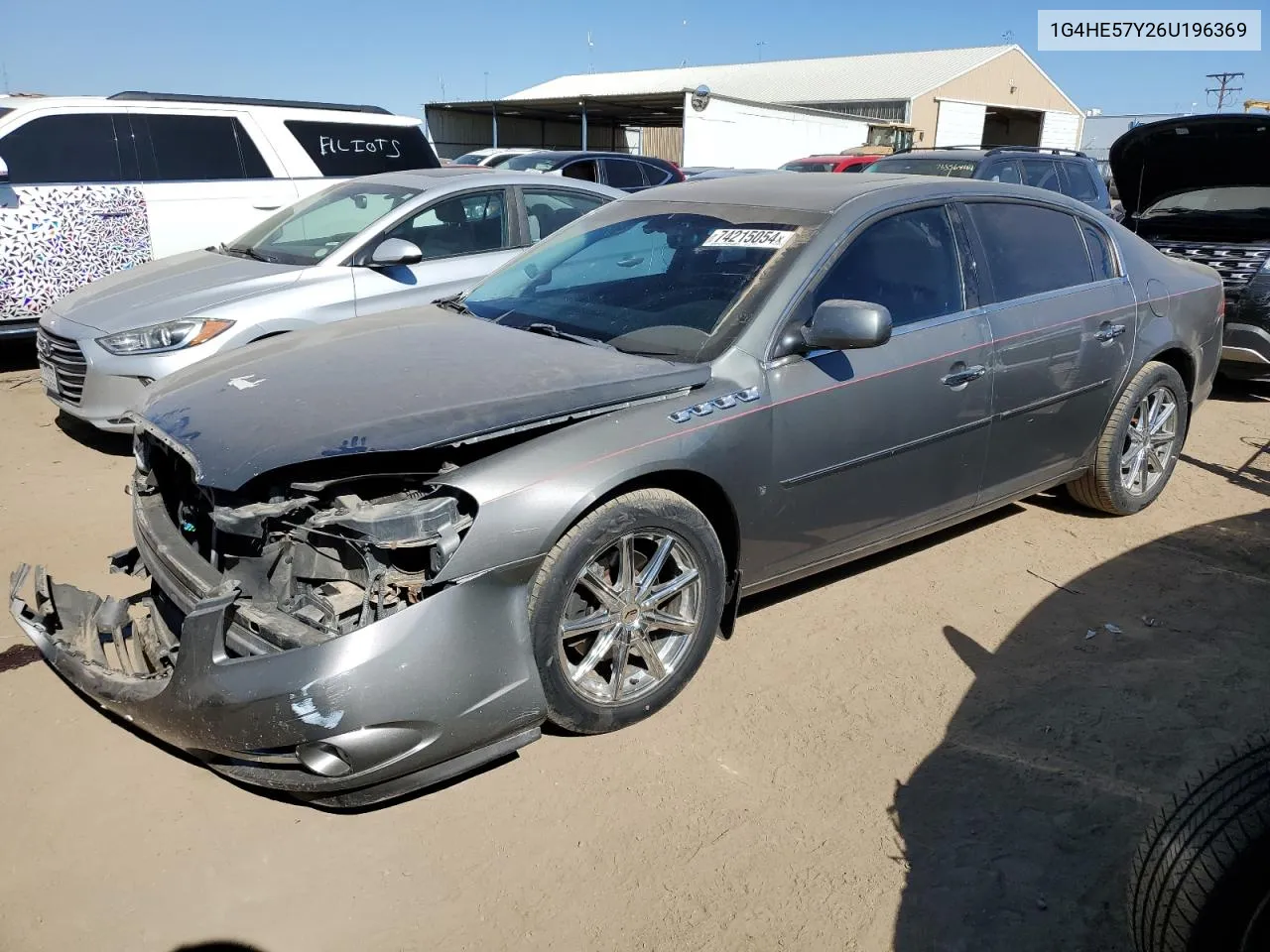 2006 Buick Lucerne Cxs VIN: 1G4HE57Y26U196369 Lot: 74215054