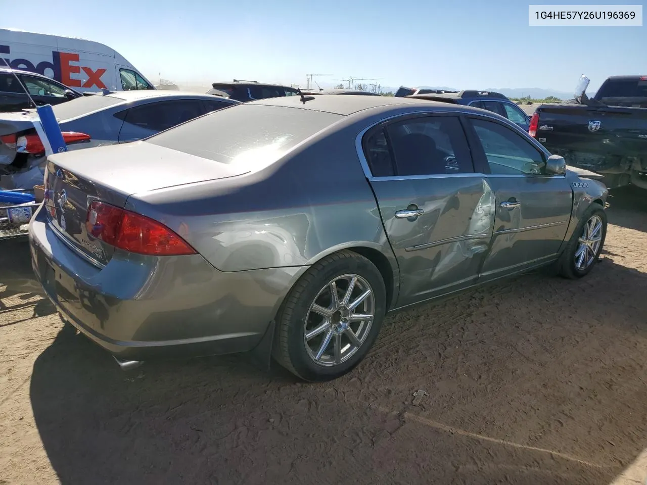 2006 Buick Lucerne Cxs VIN: 1G4HE57Y26U196369 Lot: 74215054